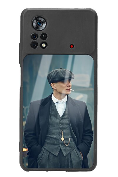 Spoyi Poco X4 Pro Peaky Blinders Thomas Shelby Tasarımlı Glossy Telefon Kılıfı
