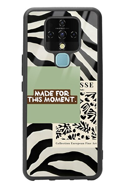 Spoyi Tecno Camon 16 Green Mattisse Tasarımlı Glossy Telefon Kılıfı