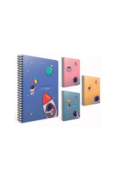 Gıpta Happiness Spiral Carton Cover Notebook A4 80 coli pătrate