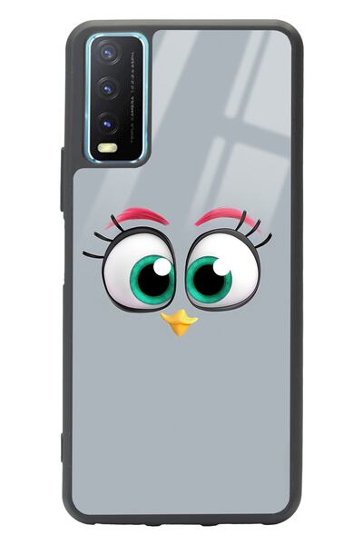 Spoyi Vivo Y20 Grey Tasarımlı Glossy Telefon Kılıfı