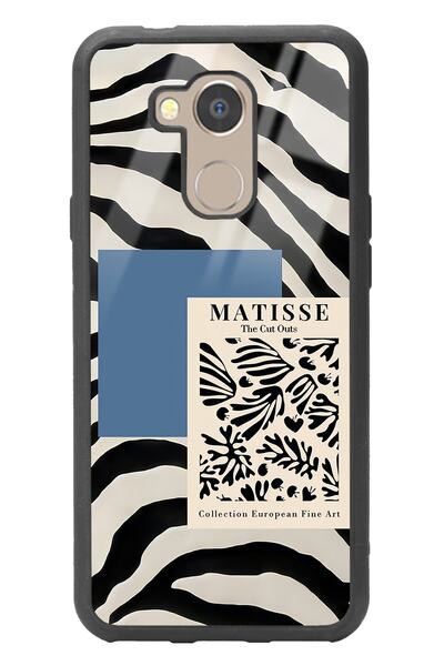 Spoyi General Mobile Gm 8 Zebra Matısse Tasarımlı Glossy Telefon Kılıfı
