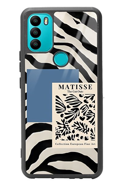 Spoyi General Mobile Gm 21 Plus Zebra Matısse Tasarımlı Glossy Telefon Kılıfı