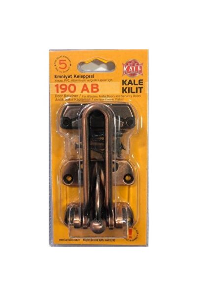 KALE 190 Ab Antik Bakır Kaplamalı Emniyet Kelepçesi