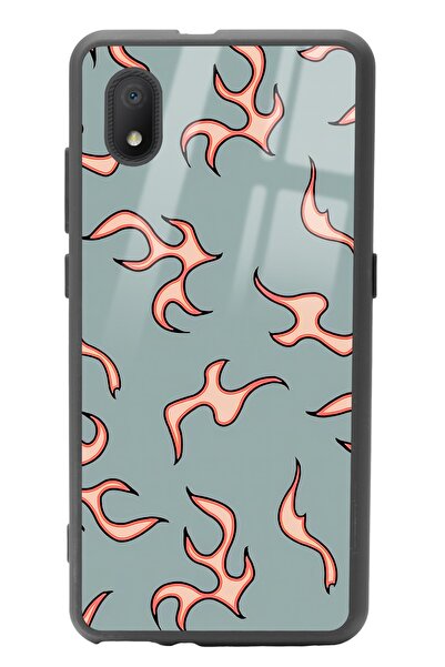 Spoyi Tcl L7 Retro Flame Design Glossy Phone Case