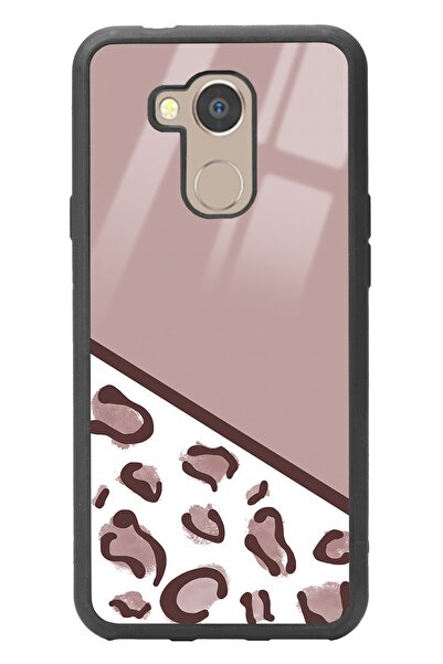 Spoyi General Mobile Gm 8 Kahve Leopar Tasarımlı Glossy Telefon Kılıfı