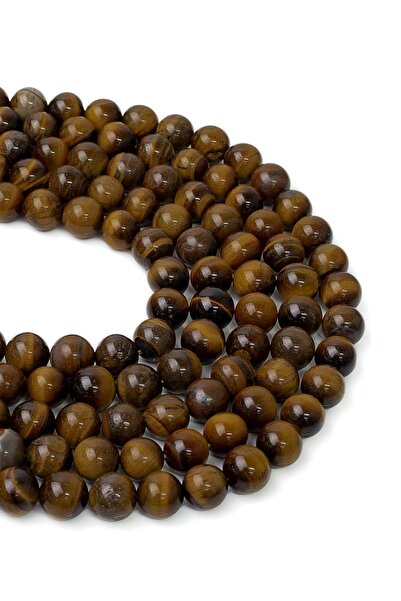 Dünya Doğal Taş 8 mm Kaplan Gözü Taşı Dizi