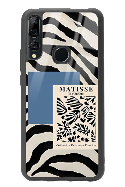 Spoyi Huawei Y9 Prime Zebra Matısse Tasarımlı Glossy Telefon Kılıfı