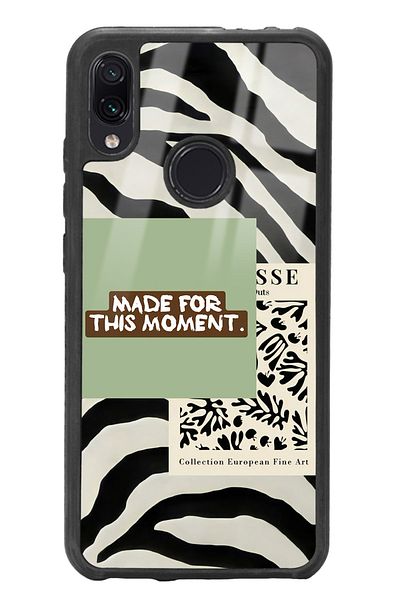 Spoyi حافظة هاتف لامعة بتصميم ماتيس أخضر لهاتف Xiaomi Redmi Note 7