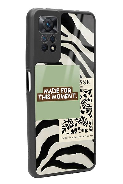 Spoyi حافظة هاتف لامعة بتصميم ماتيس أخضر لهاتف Xiaomi Redmi Note 11 Pro