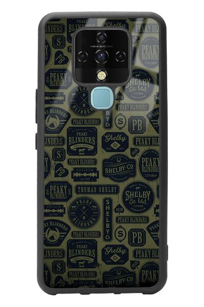 Spoyi Tecno Camon 16 Peaky Blinders Wallpaper Design Glossy Phone Case