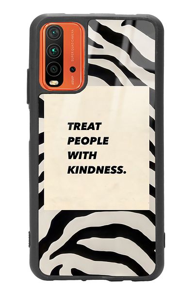 Spoyi حافظة هاتف لامعة بتصميم شعار الحمار الوحشي لهاتف Xiaomi Redmi 9t