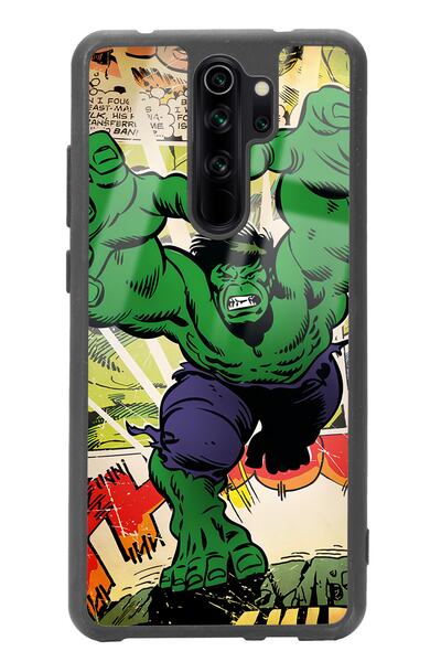 Spoyi Xiaomi Redmi Note 8 Pro Hulk Tasarımlı Glossy Telefon Kılıfı