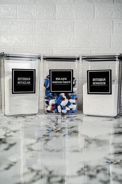 kalitebudur34 2900ml Detergent Whites and Colors Set of 3 - Dishwasher and Tablet