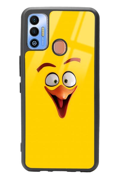 Spoyi غلاف هاتف لامع بتصميم أصفر لهاتف Tecno Spark 7t