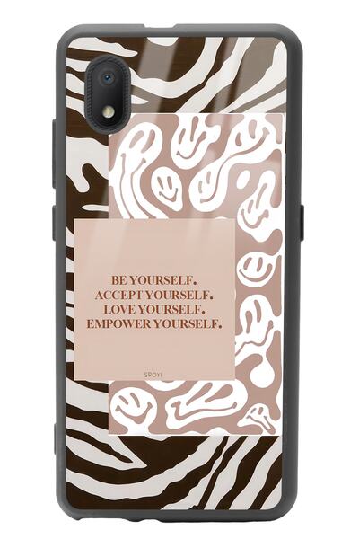 Spoyi Tcl L7 Emoji Zebra Design Glossy Phone Case