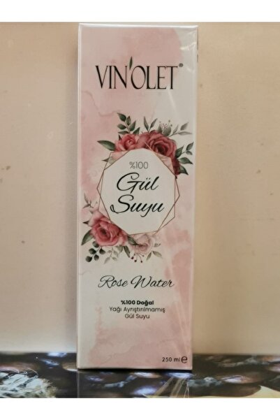Vinolet Doğal Gül Suyu 250 Ml (%doğal Yağı Ayrıştırılmamış)