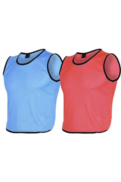 parypary 14 Pieces of Mesh Training Vest 7 Turquoise -7 Pink Football and All Sports Branches