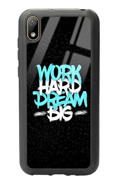 Spoyi Huawei Y5 (2019) Uzay Motto Tasarımlı Glossy Telefon Kılıfı