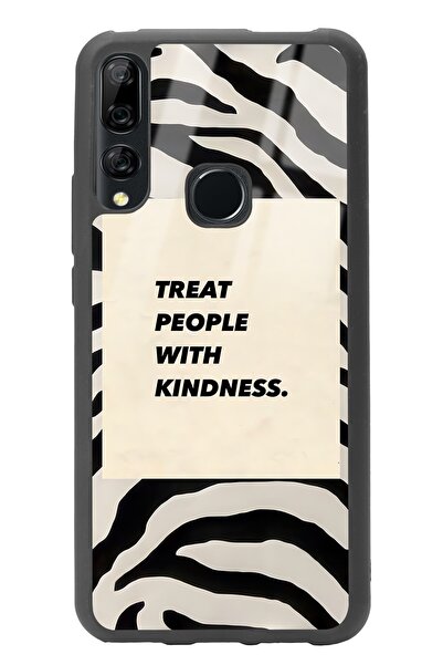 Spoyi Huawei Y9 Prime Zebra Motto Tasarımlı Glossy Telefon Kılıfı