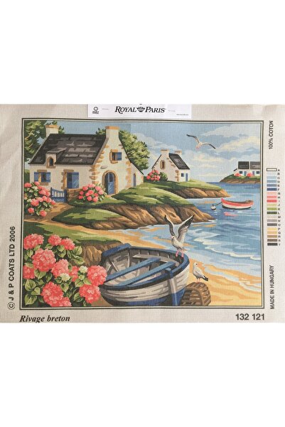 Royal paris 37*47,5 см гоблен панел с щампа, етамин - необработен