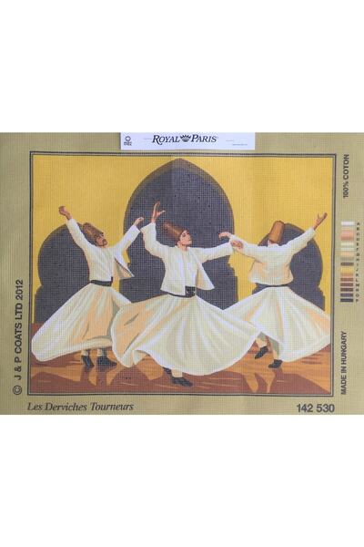 Royal paris 37*47,5 см Необроблена гобеленова панель з принтом Етамін