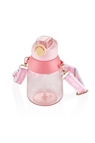 Vagonlife 800ml Tritan Water Bottle with Hanging Straw and Animal Sticker Gift