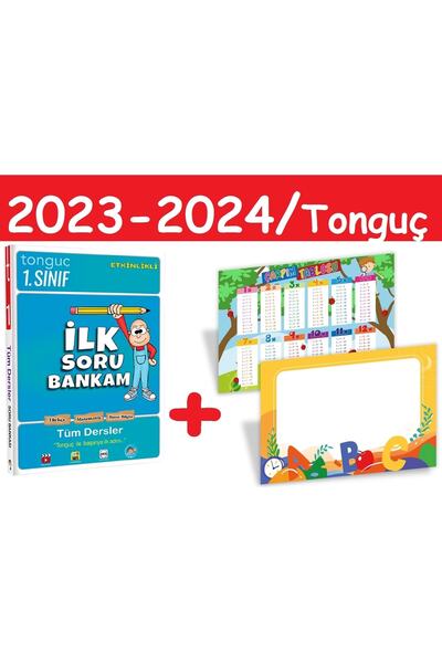 Tonguç Yayınları 1. Sınıf Etkinlikli Tüm Dersler Soru Bankası Türkçe Matemati...