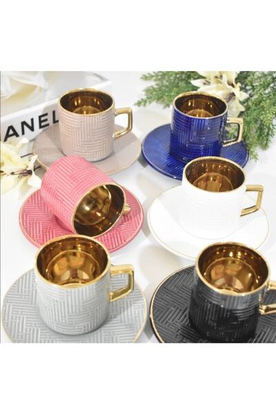 ACAR فاخر ستار 6 قطع فنجان قهوة Tk