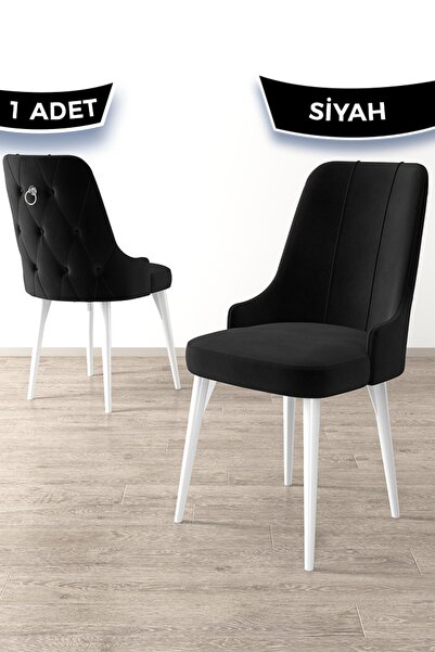 Canisa Concept Enoa Serisi, 1.sınıf Babyface Ithal Kumaş Siyah Sandalye, Beya...
