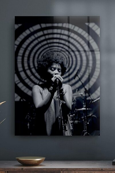 Decovetro Tablou de sticlă tematică cu cântăreț de jazz
