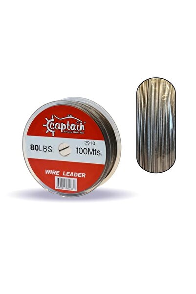 CAPTAIN 2910 Çelik Tel 100mt 80lbs Steel Wire Leader