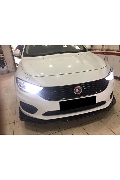 HYM TUNİNG Fiat Egea Ön Lip 3 Parça Ön Tampon Eki Piano Black