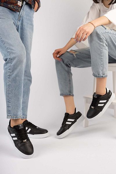 Freemax Unisex Guaranteed Orthopedic Light Flexible Sturdy Sneaker Sports Shoes Black White