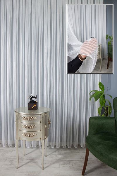 perdemony Crown Silver Glitter Ip Tulle Curtain 300 X 260 1X3 Close Pleat