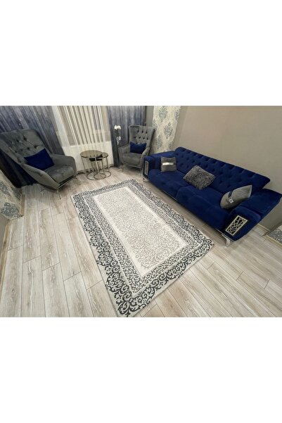 Miray Tekstil Fistanbul Lastikli Dekoratif Halı Örtüsü