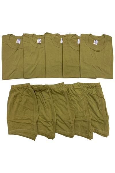 istikamet Asker Boxer Ve Fanila Takımı 5'er Adet