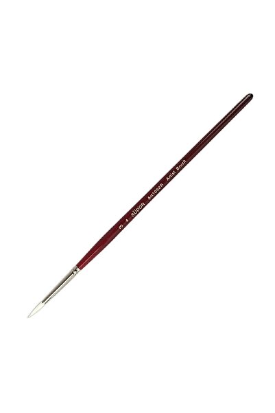 Südor Sentetik Sulu Boya Beyaz Kıl Yuvarlak Fırça Seri 1092r No: 3