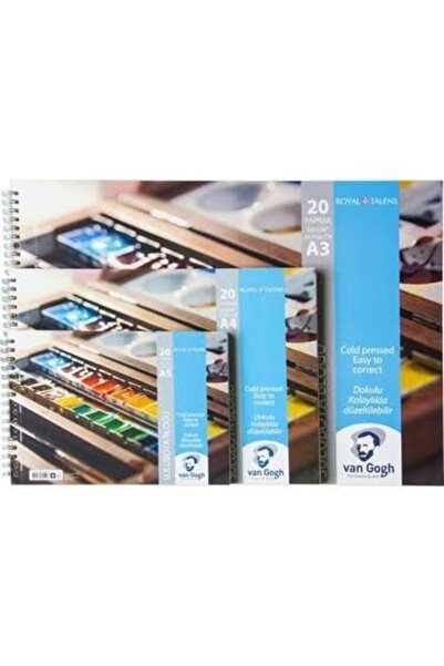 Van Gogh Talens Watercolor Notebook Set 3 Sizes