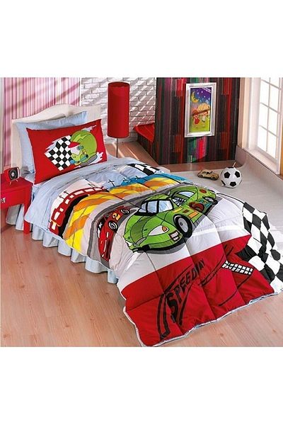 kristal home Crystal Ranforce Single Child-Youth Sleeping Set-speedway