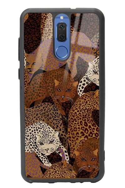 Spoyi Huawei Mate 10 Lite Glossy Phone Case with Leopards Design