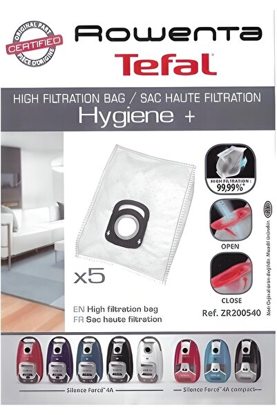 Ermiya Rowenta Silence Force Ro6477 4A - Zr 200540   Model 5 Dust Bags
