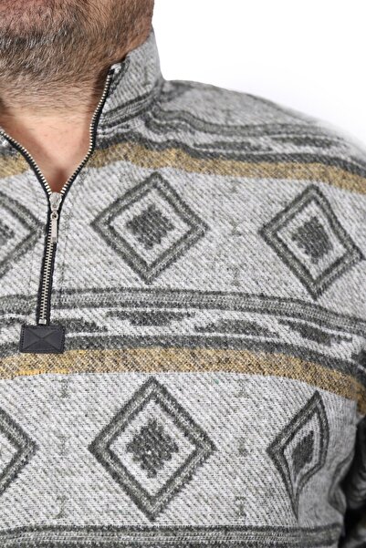 MocGrande Φούτερ Ξυλοκόπος Polo Γιακάς με φερμουάρ 22220