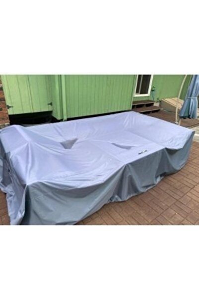 ByLizard Gri Su Geçirmez Bahçe Mobilya Koruma Örtüsü Branda 200x160x80 Cm