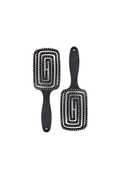 nascita Three Dimensional Hair Brush Black X 2