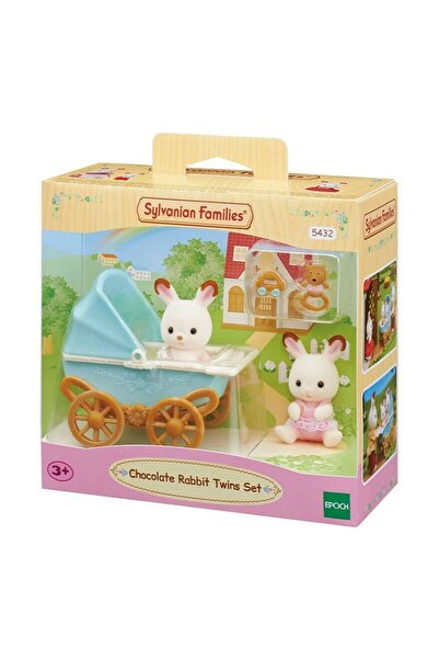 SYLVANIAN FAMILIES Çikolata Kulaklı Ikiz Tavşan Bebek 5432