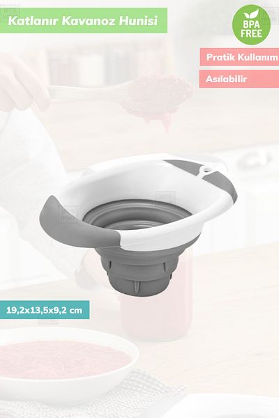 Jet's Home Collapsible Jar Funnel Collapsible Jar Funnel Hangable