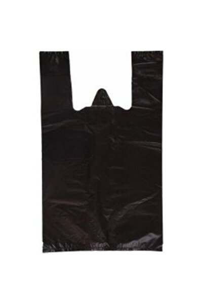 Karataş PACK Siyah Poşet Atlet Hışır Market Poşeti Orta Boy 1 Kg