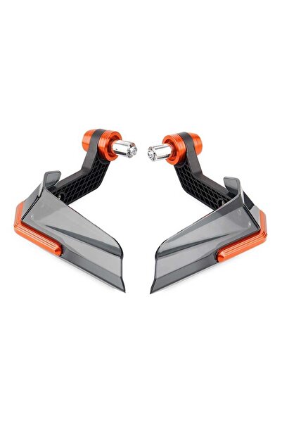 MotoExpress Universal Motosiklet Elcik Manet Koruma Rüzgarlık Turuncu