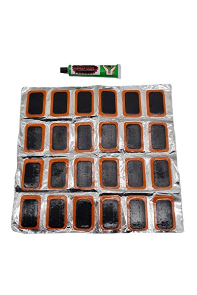 Ksmart Güvence 24'lü Iç Lastik Tamir Kiti Şamyel Soğuk Yama Seti Bisiklet, Motor, Araba, Vs.