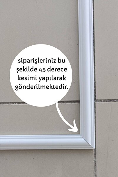 ANKARA KARTONPİYER Dekoratif Boyanabilir 3 Cm Duvar Çıtası 1 Adet 80cm*40cm H...